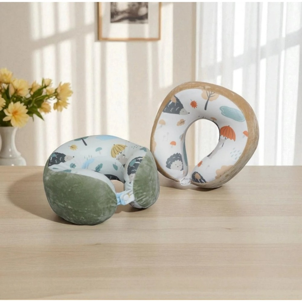 Q萌小刺蝟記憶舒壓護頸枕-細節圖3