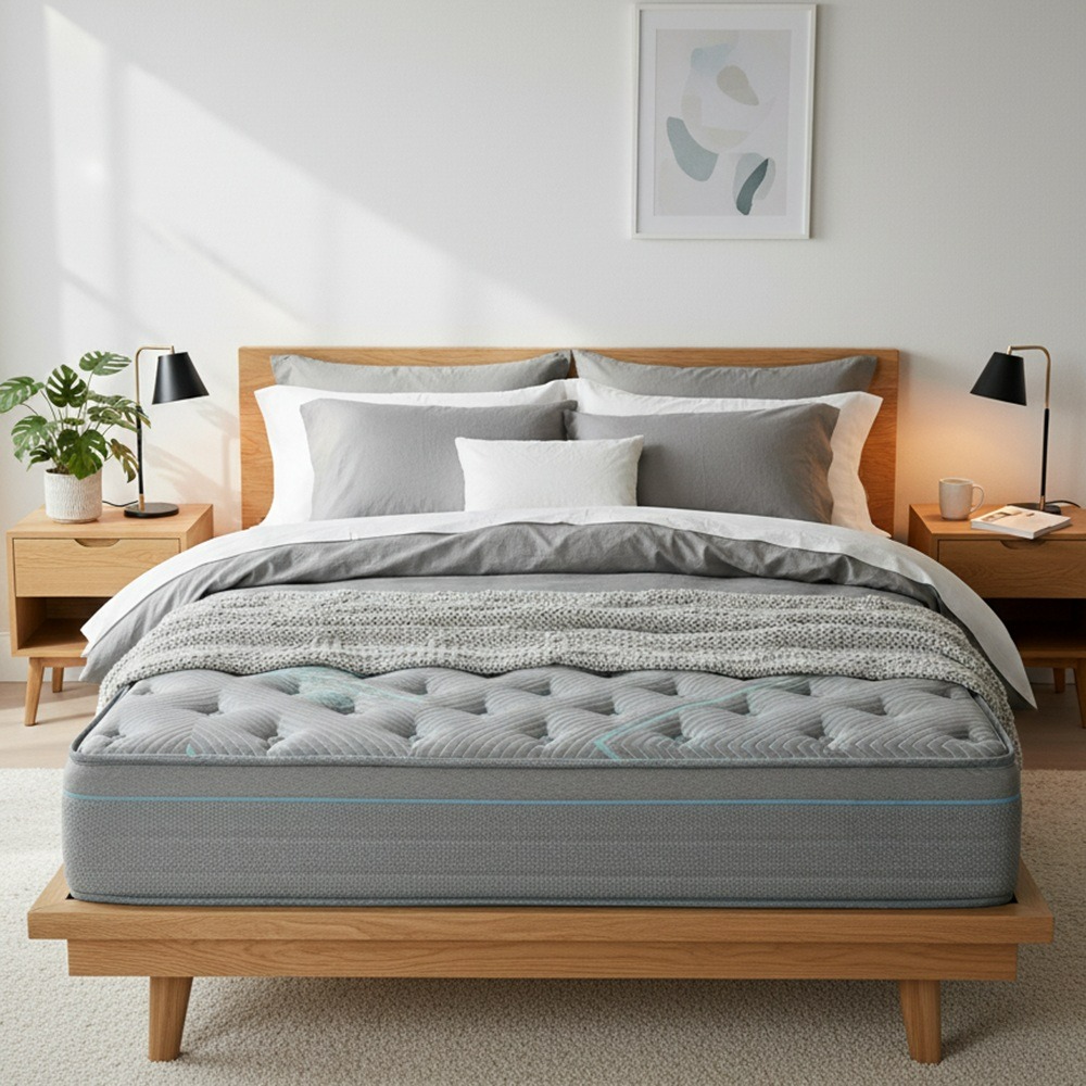 標準雙人款：152 x 188 x 28 公分