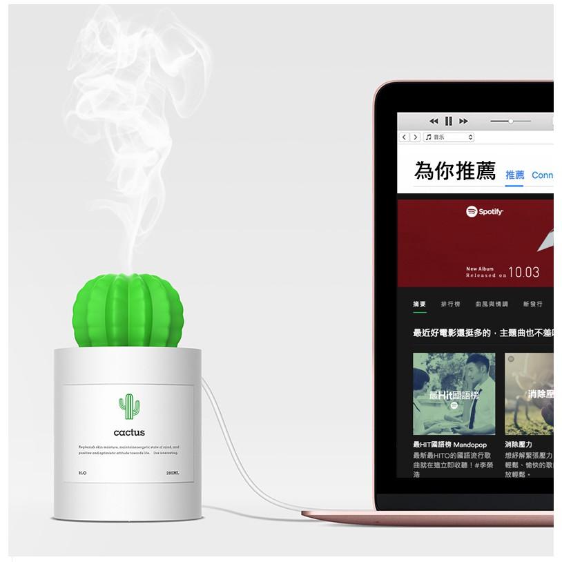 3life cactus 仙人球加濕器 -灰色、粉色 福利品(包裝壓損)(出清)-細節圖3
