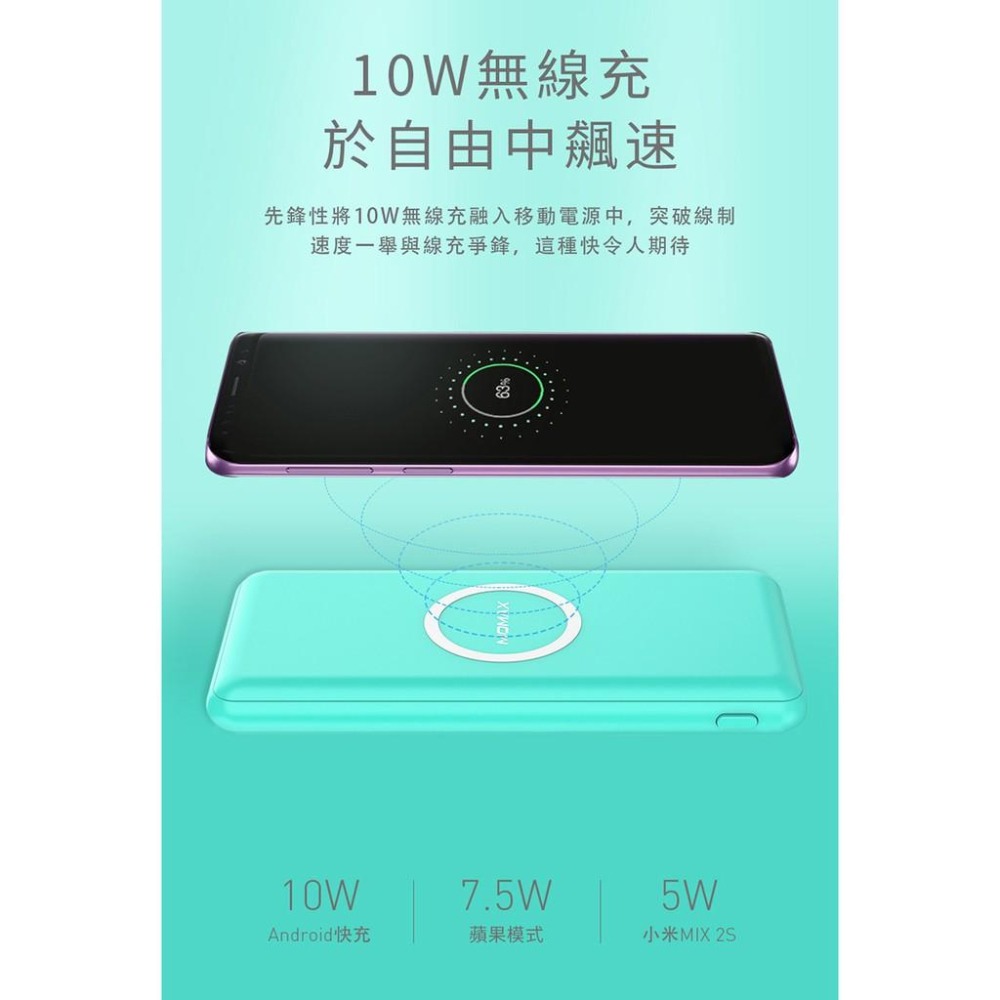 MOMAX Q.Power Minimal QC3.0 PD無線充電行動電源(IP89)-細節圖3