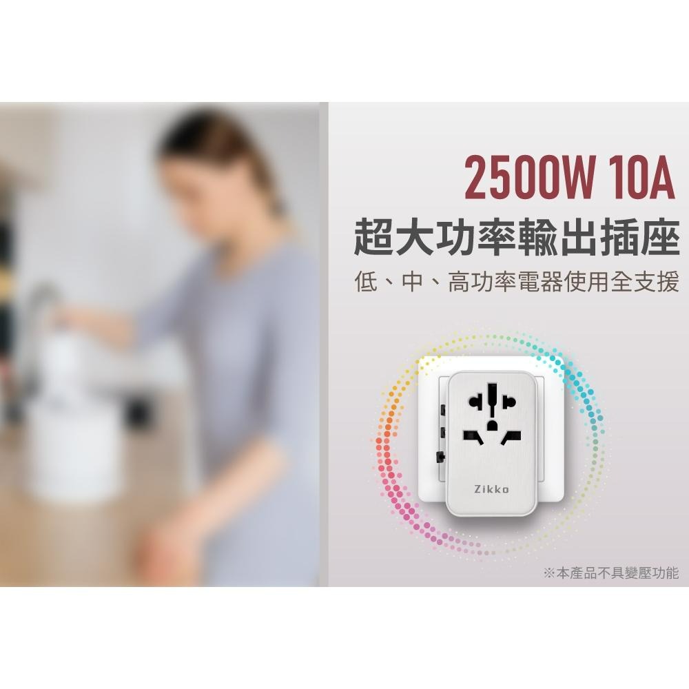 Zikko EX400 PD65W GaN 氮化鎵旅行充-細節圖6