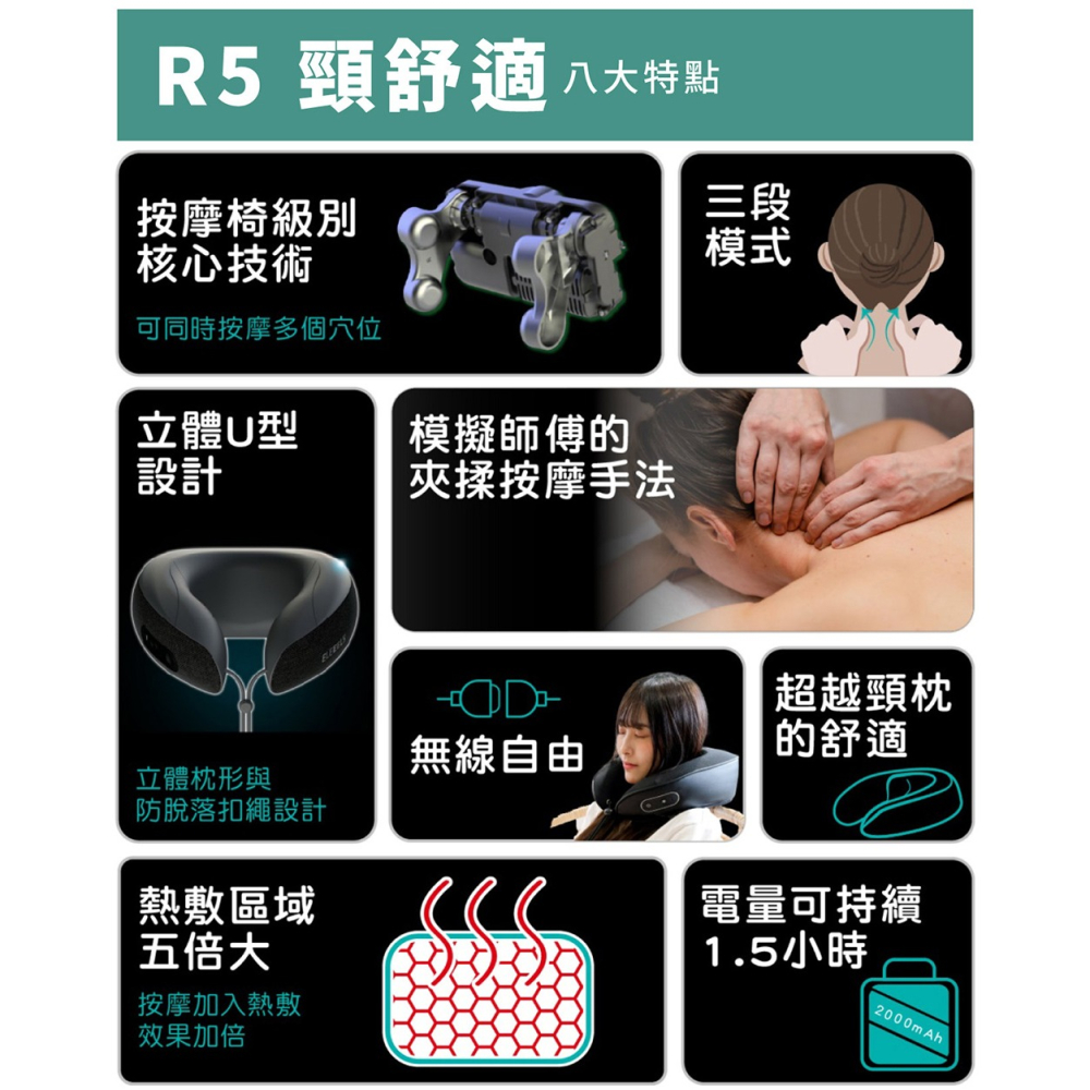 ELEEELS R5 頸部護理按摩器-細節圖7