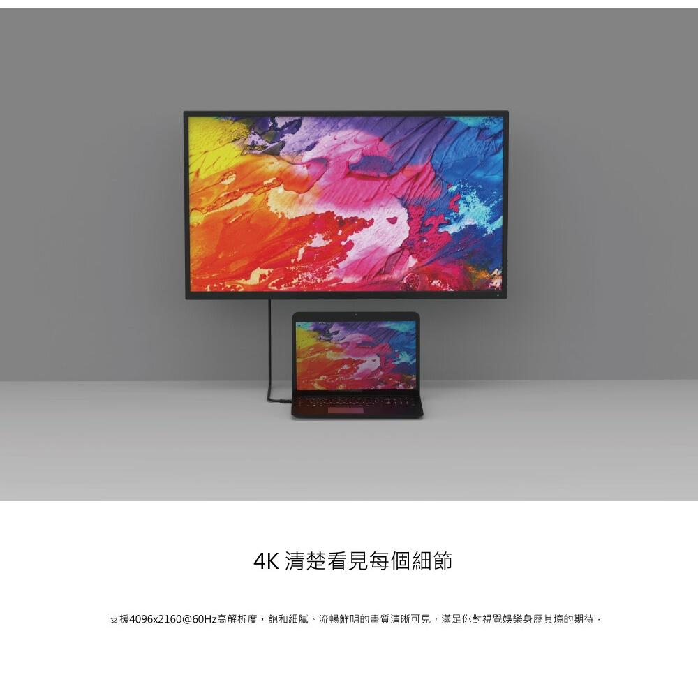 Feeltek Air 4K 極緻HD HDMI影音傳輸線-2M-細節圖5