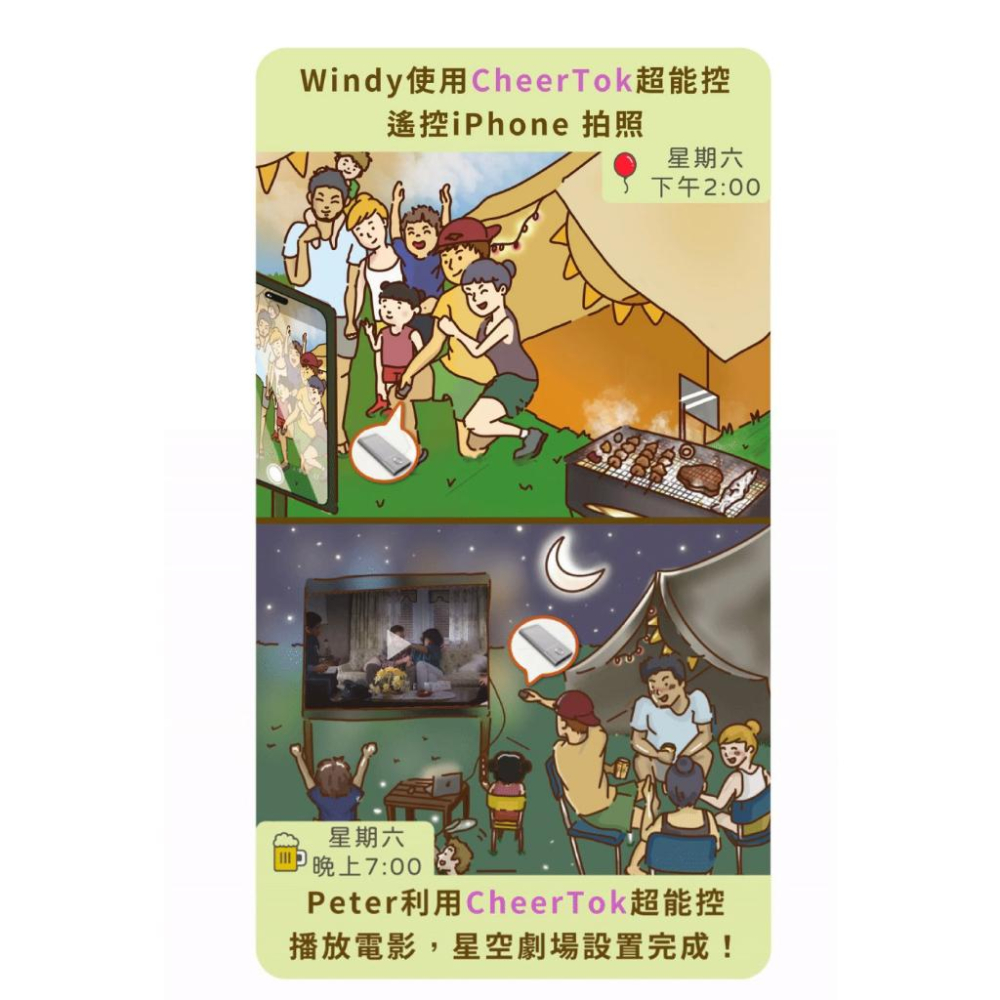 CheerDots CheerTok 全能智慧口袋迷你觸控板+訂製保護殼-細節圖7