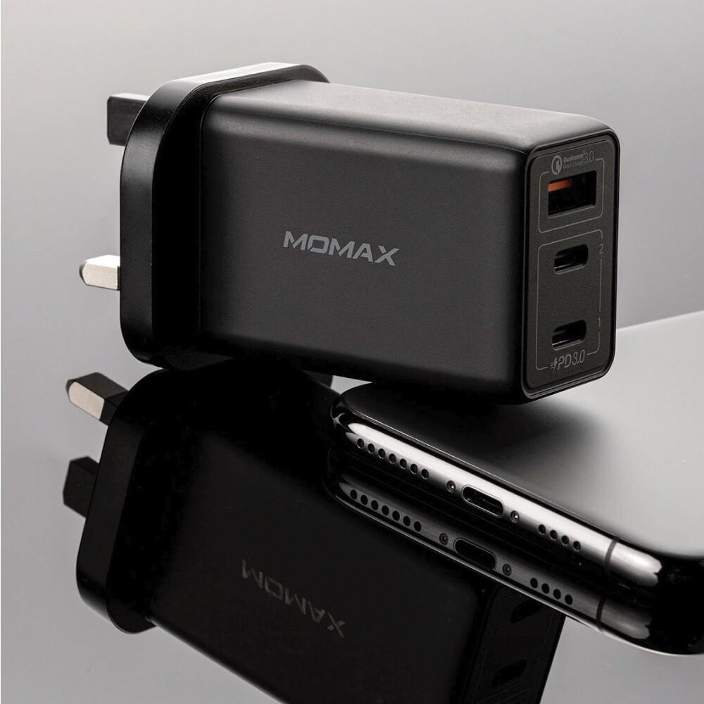 MOMAX One Plug 65W 3-Port GaN 氮化鎵智能充電器(UM20)-細節圖2