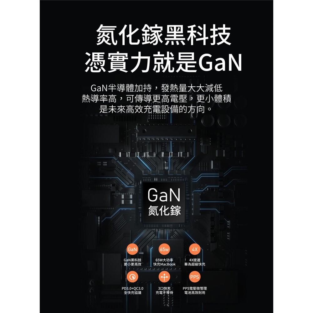 MOMAX One Plug 65W 3-Port GaN 氮化鎵智能充電器(UM20)-細節圖5