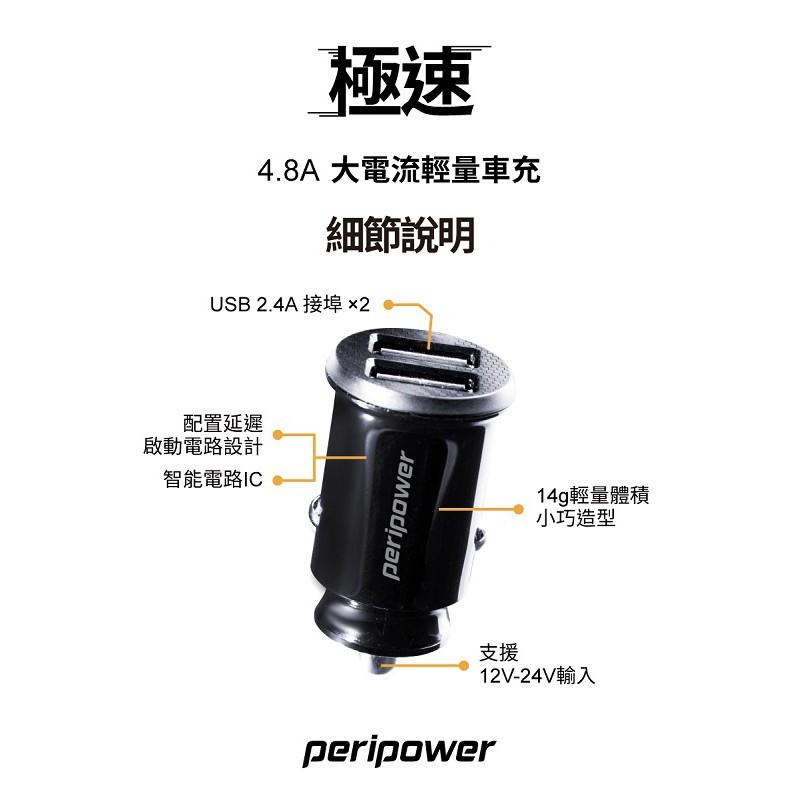 peripower PS-U18極速大電流輕量車充4.8A-細節圖9