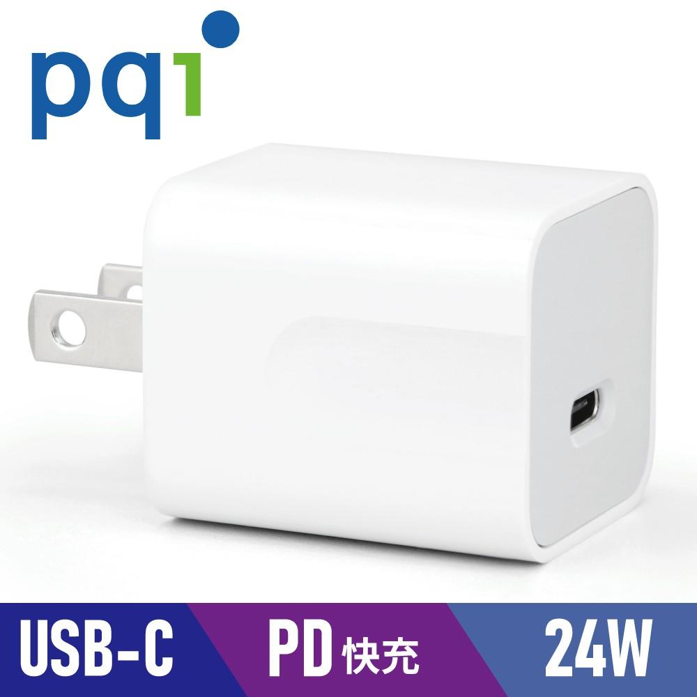 PQI PDC 24W USB C 電源供應器 豆腐頭 充電器-細節圖2