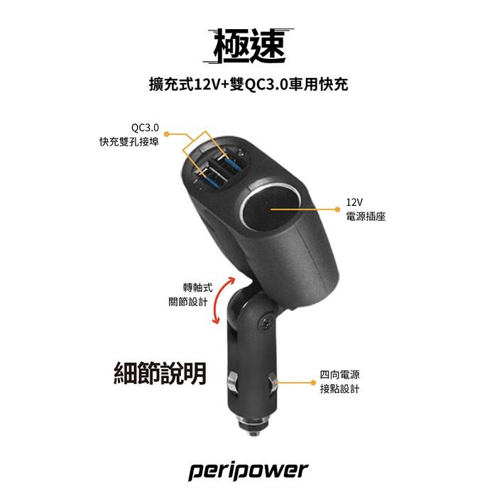 peripower PS-U11極速擴充式12V+雙QC3.0車用快充-細節圖7