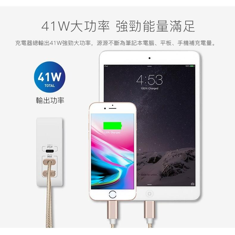 MOMAX U.BULL USB Type-C快充充電器(UM7)-細節圖5