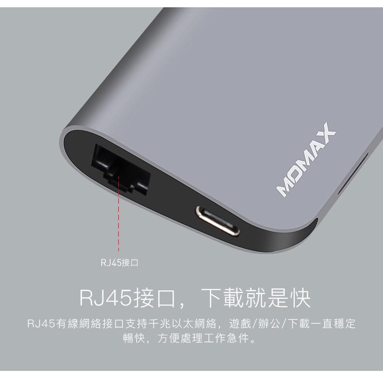 MOMAX ONELINK 8合1 Type-C 擴充器(DHC6)-細節圖6