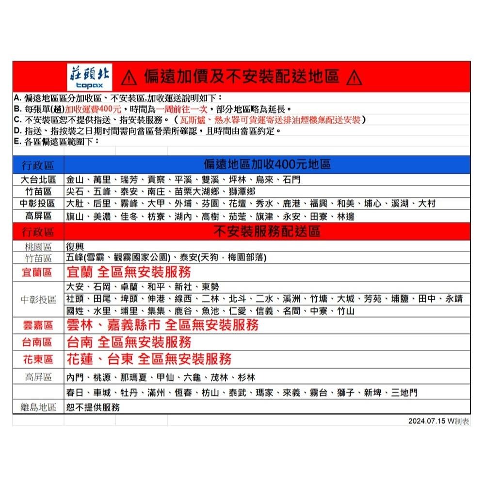 【莊頭北】三口保潔不銹鋼檯面爐 TG-8533S(NG1/LPG)天然/桶裝瓦斯專用-細節圖9