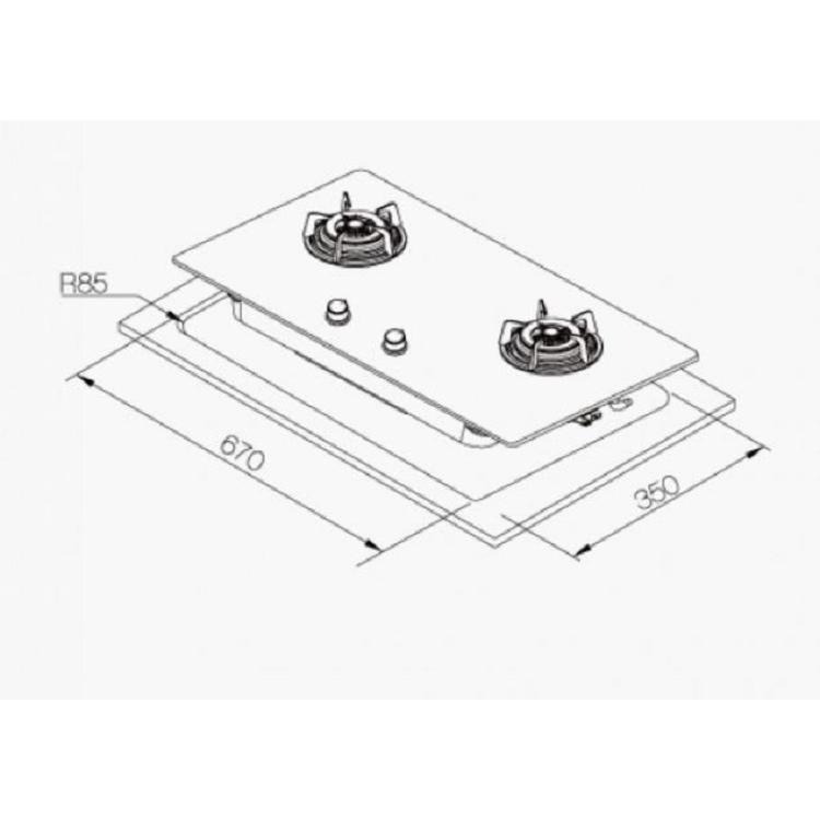 【莊頭北】零秒點火不鏽鋼面板檯面爐 TG-8501S(NG1/LPG)天然/桶裝瓦斯專用-細節圖2