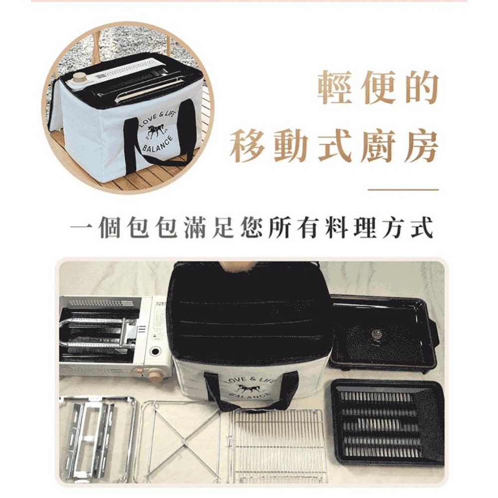 【Love & Life Balance】韓國多功能卡式爐組 可另加購 原廠韓國高質感擋風板-細節圖2
