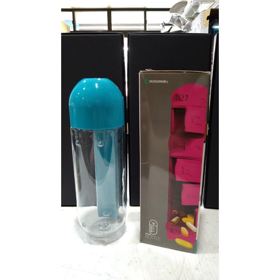 【現貨】 創意二合一七格藥盒水杯 藥盒 藥丸杯子 可拆卸  7天藥盒 水杯吃藥 二合一 顏色隨機-細節圖2