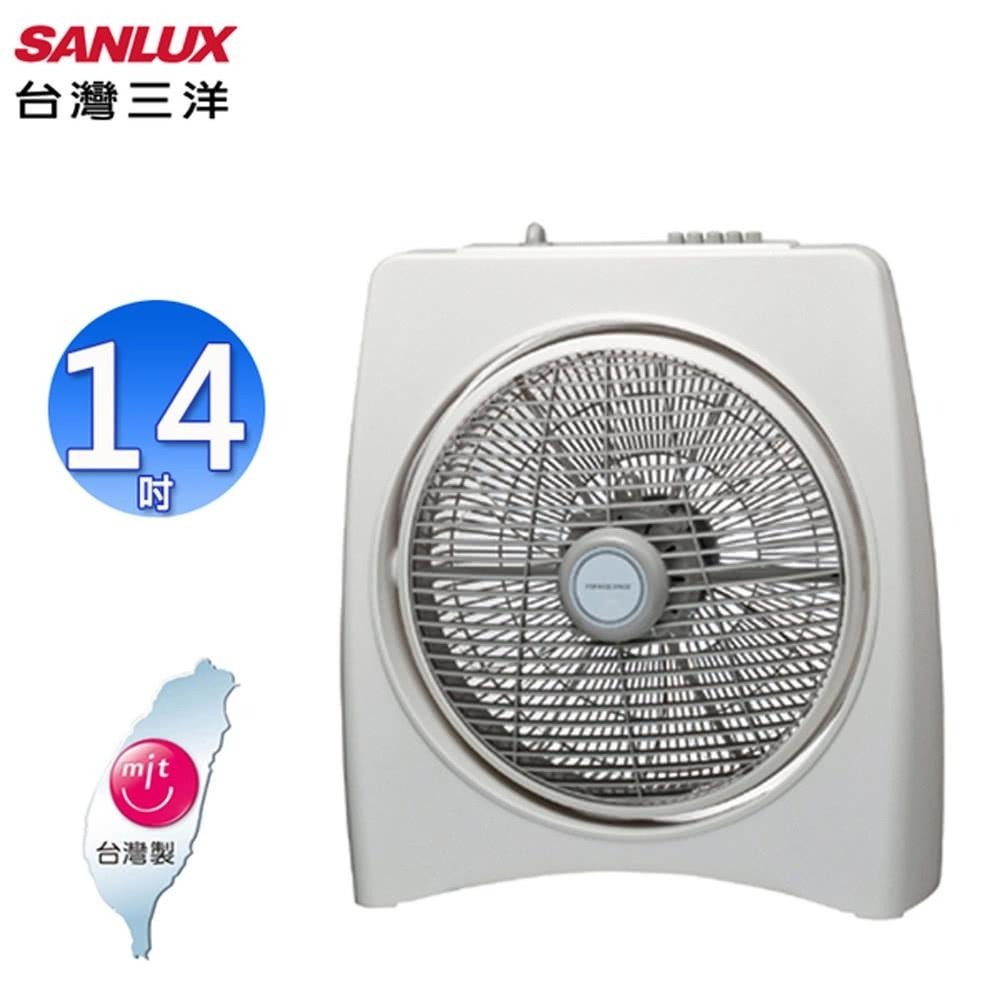 【SANLUX台灣三洋】14吋按鍵式方型扇/電扇/箱扇 SBF-1400TA1-細節圖2