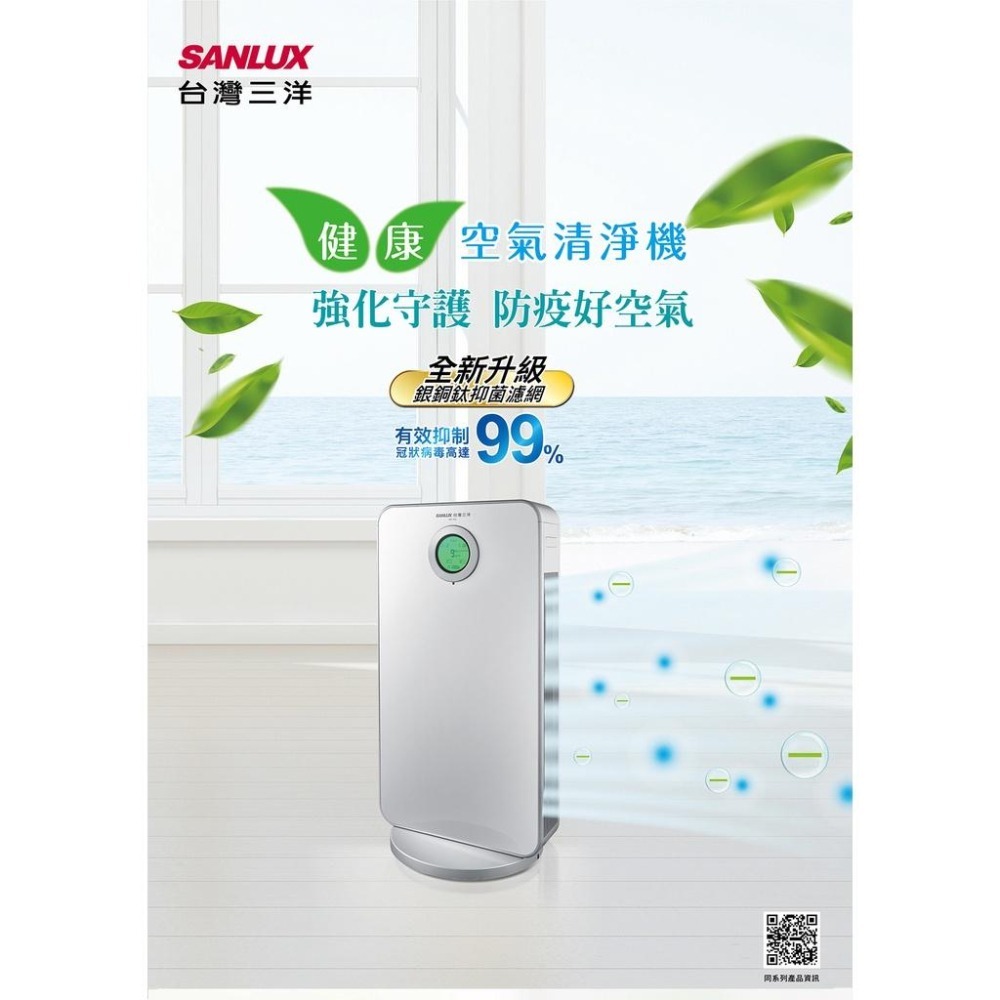 SANLUX台灣三洋 12坪遙控空氣清淨機 ABC-R12ACT (加銀銅鈦濾網)-細節圖3