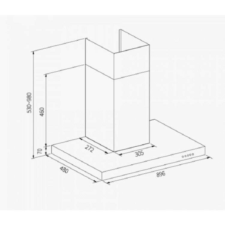 【莊頭北】 90公分倒T式不鏽鋼二級馬達Turbo增壓排油煙機 TR-5893A 含原廠保固基本安裝-細節圖2