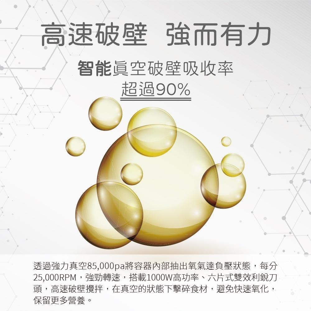 【現貨】OZEN TS-V100全營養真空破壁調理機-薄荷綠-細節圖4