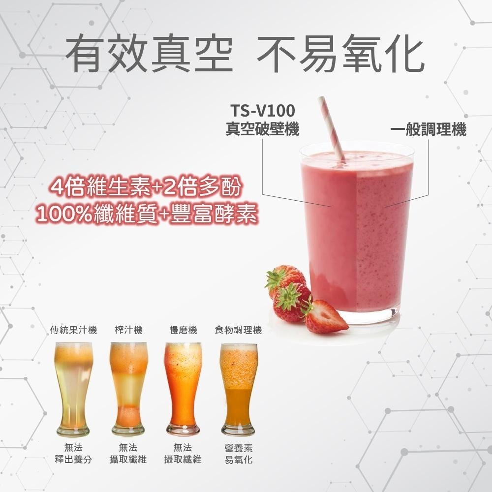 【現貨】OZEN TS-V100全營養真空破壁調理機-薄荷綠-細節圖5