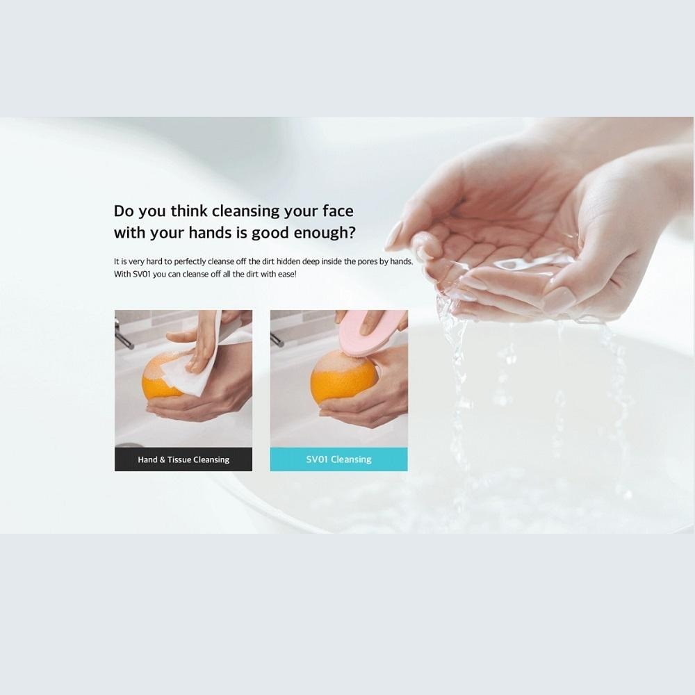 【現貨 】ABKO 韓國 智能防水 無線深層 美顏洗臉機(多功能無線美容儀) SV01 粉紅-細節圖4