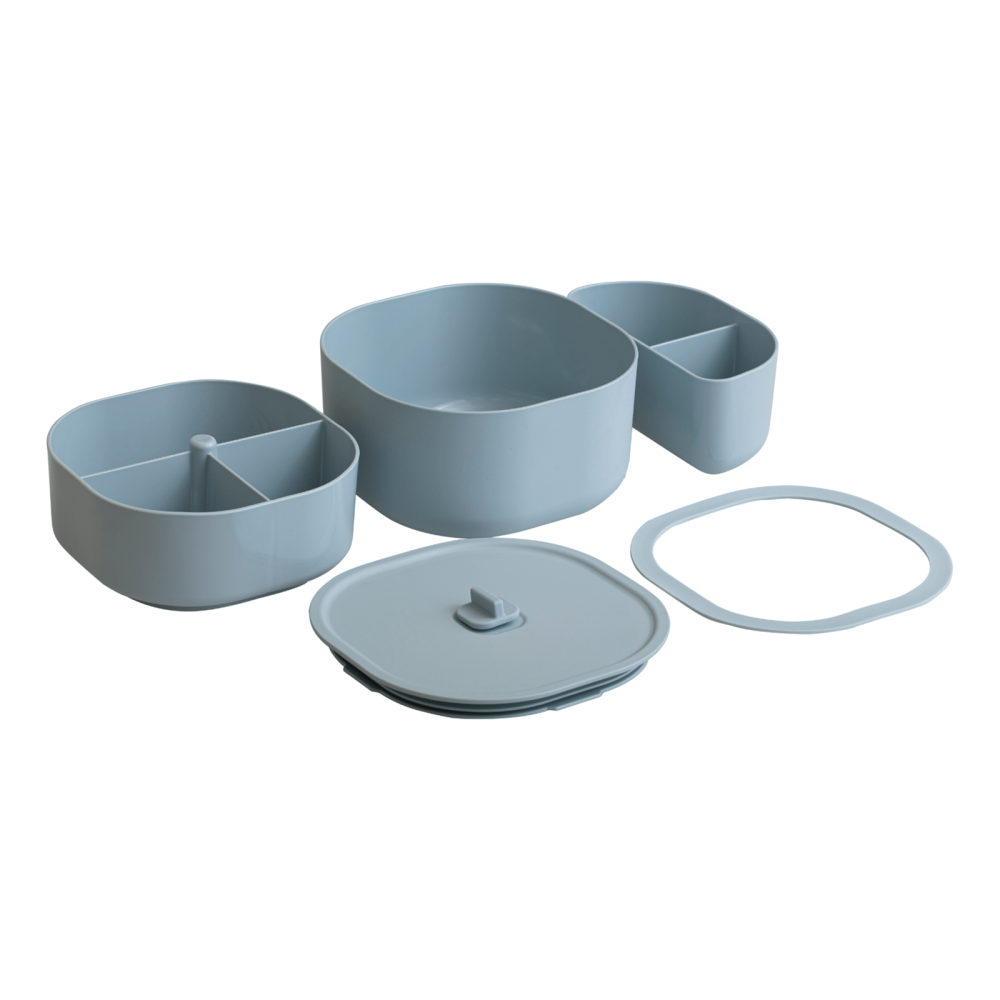 日日便當盒 簡配版/全配版 奶霜杏 迷霧藍 奶油黃 柔霧粉 極簡白-細節圖5