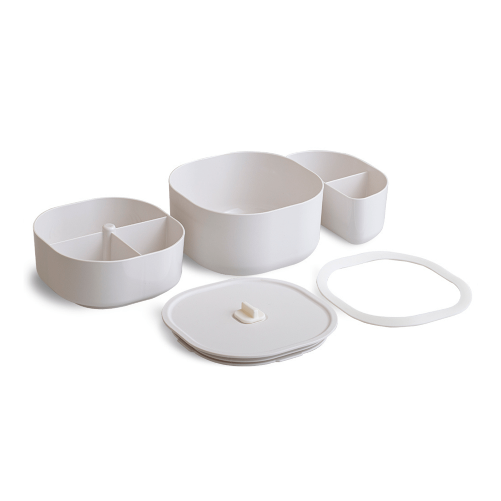 日日便當盒 簡配版/全配版 奶霜杏 迷霧藍 奶油黃 柔霧粉 極簡白-細節圖6