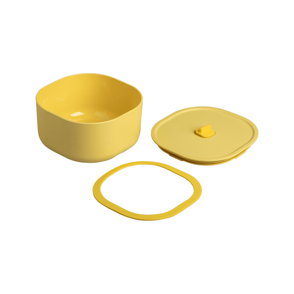 日日便當盒 簡配版/全配版 奶霜杏 迷霧藍 奶油黃 柔霧粉 極簡白-細節圖7