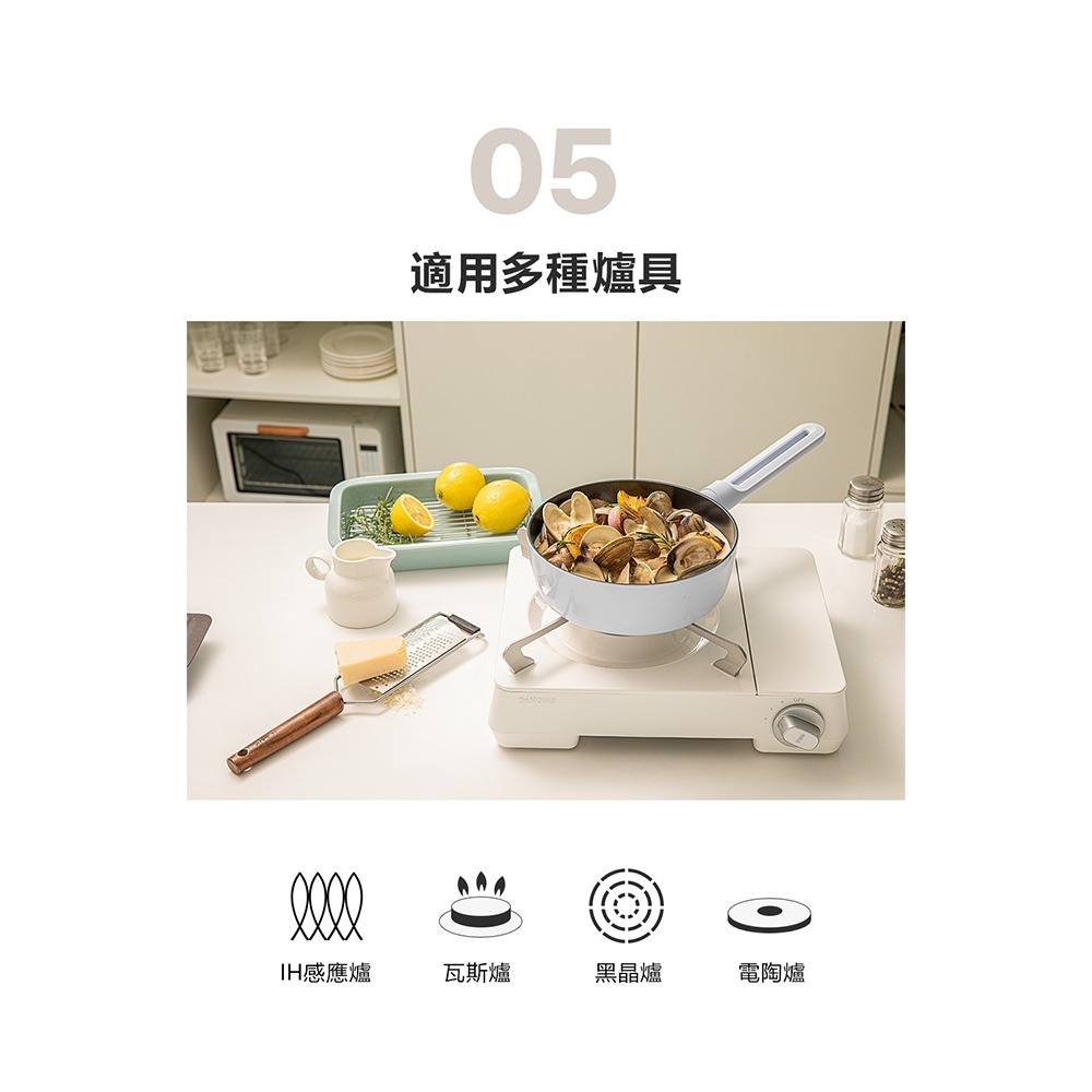 【韓國Dr.HOWS】NEO 玉子燒鍋(20cm/附鍋鏟)-黃/藍-細節圖10