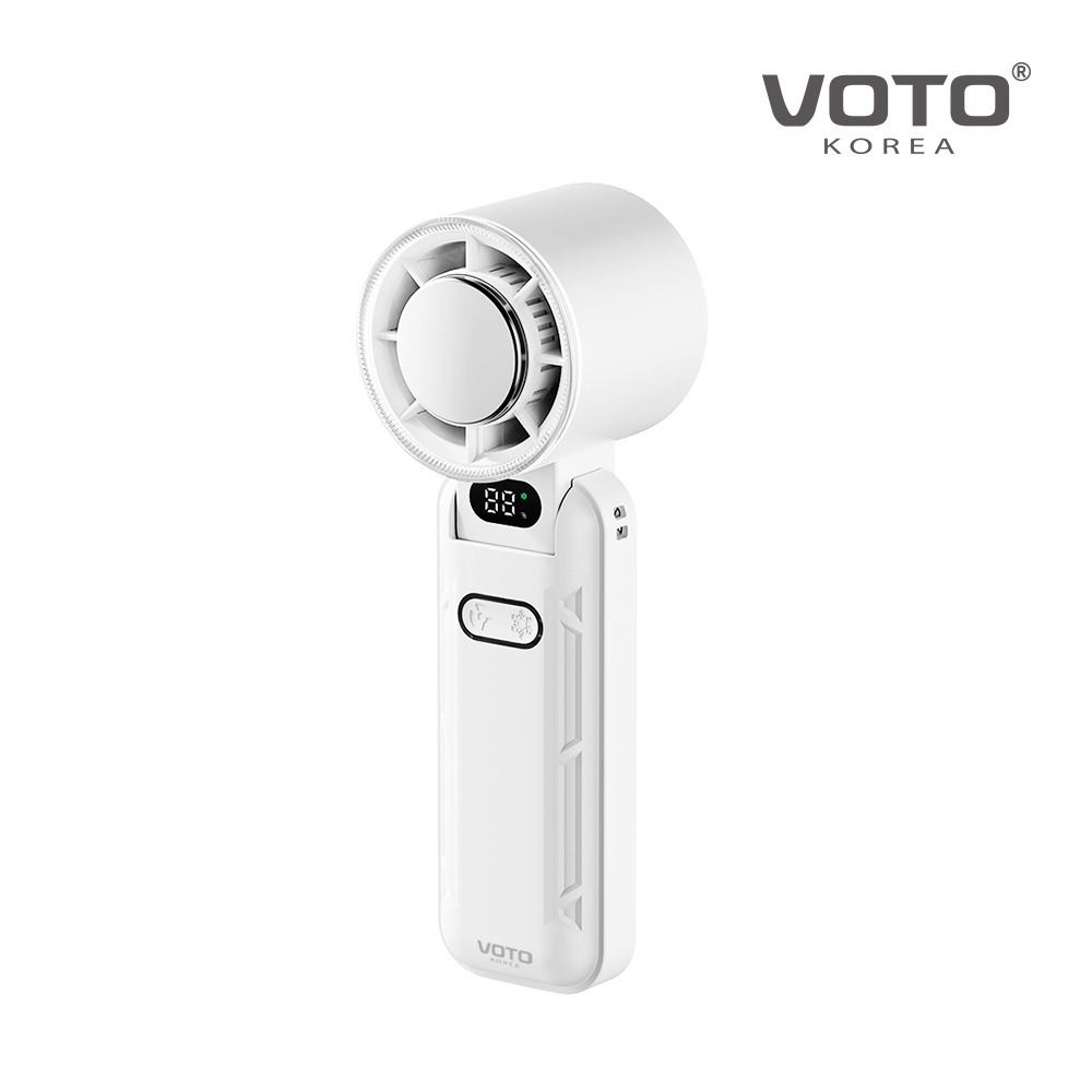 【韓國VOTO】製冷手持風扇 柔光白/靜謐綠/奶霜色-細節圖6