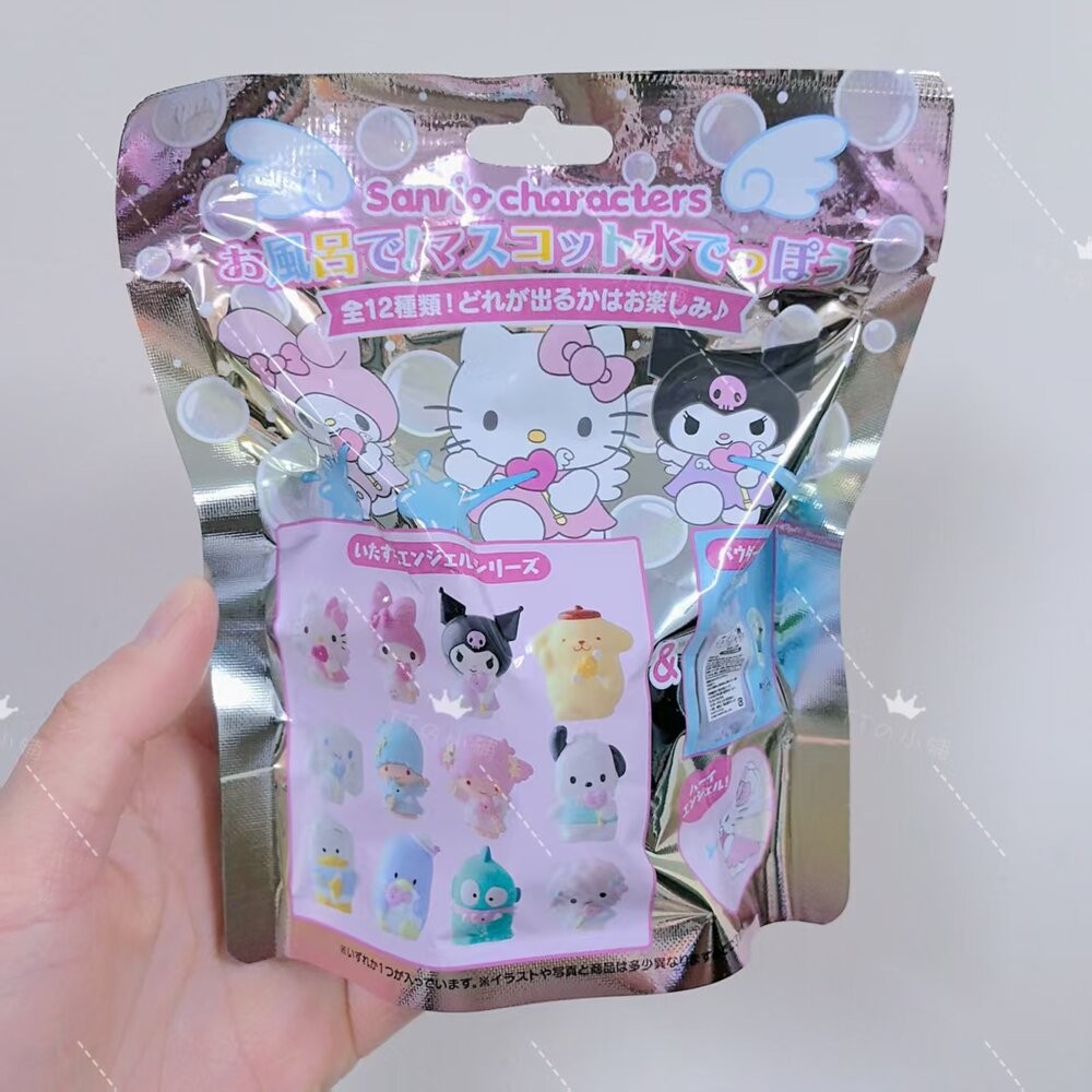 🛒雪拼日韓 ❆ 發光沐浴球 日本 三麗鷗 沐浴球 沐浴鹽球 泡澡球 泡湯球 泡澡玩具 洗澡玩具 發光公仔-規格圖9