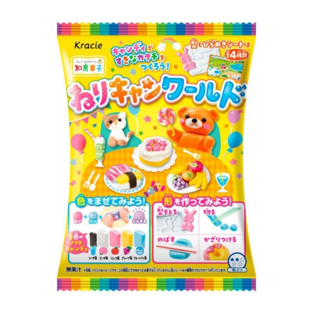 壹吉昌日貨進口日本直送🇯🇵台灣現貨💕( 知育菓子 ) Kracie 创意DIY黏土軟糖小達人海洋企鵝.熊貓野餐.小熊蛋糕-規格圖8