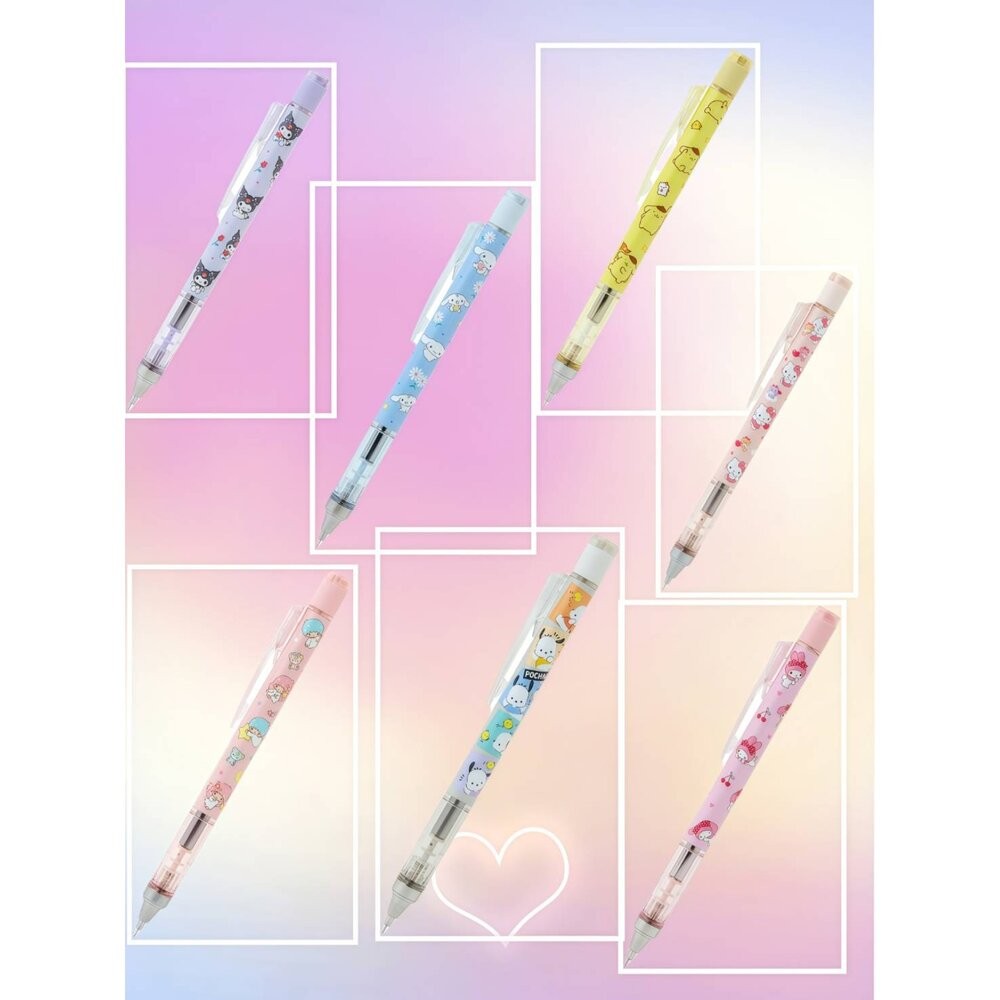 壹吉昌商城 MONO 新款 三麗鷗自動鉛筆 kitty 酷洛米 雙子星 美樂蒂 大耳狗 0.5mm 搖搖筆 SANRIO-細節圖2