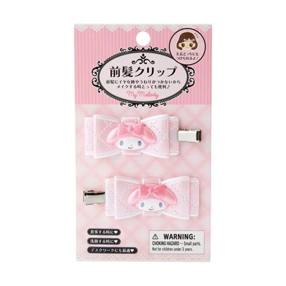 壹吉昌商城 日本 三麗鷗 Sanrio 正版 日本空運 髮夾 庫洛米 kitty 美樂蒂 等等 造型髮夾-規格圖2