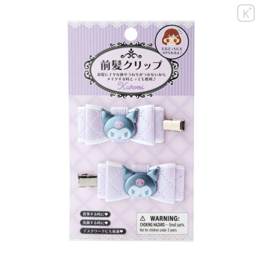 壹吉昌商城 日本 三麗鷗 Sanrio 正版 日本空運 髮夾 庫洛米 kitty 美樂蒂 等等 造型髮夾-規格圖2