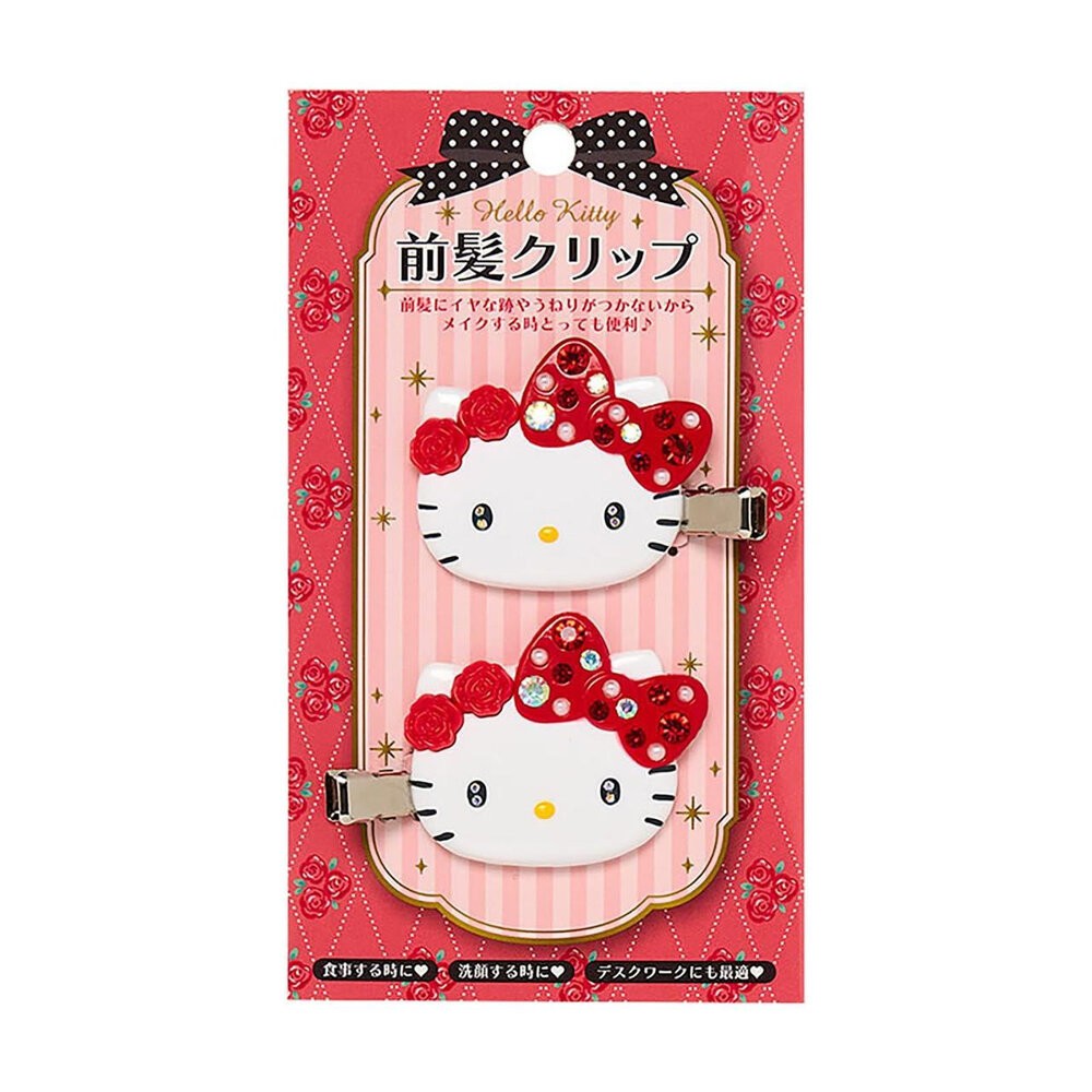 壹吉昌商城 日本 三麗鷗 Sanrio 正版 日本空運 髮夾 庫洛米 kitty 美樂蒂 等等 造型髮夾-規格圖2