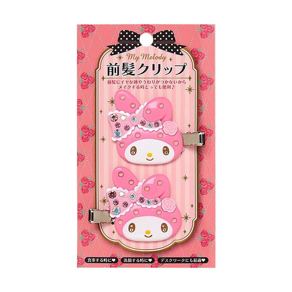 壹吉昌商城 日本 三麗鷗 Sanrio 正版 日本空運 髮夾 庫洛米 kitty 美樂蒂 等等 造型髮夾-規格圖2