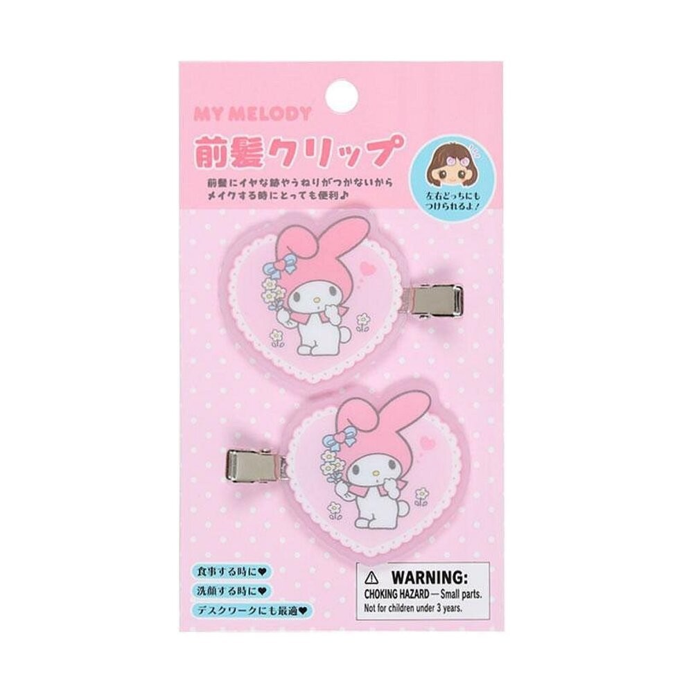 壹吉昌商城 日本 三麗鷗 Sanrio 正版 日本空運 髮夾 庫洛米 kitty 美樂蒂 等等 造型髮夾-規格圖2