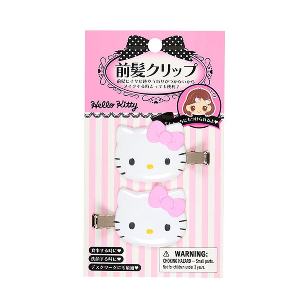 壹吉昌商城 日本 三麗鷗 Sanrio 正版 日本空運 髮夾 庫洛米 kitty 美樂蒂 等等 造型髮夾-規格圖2