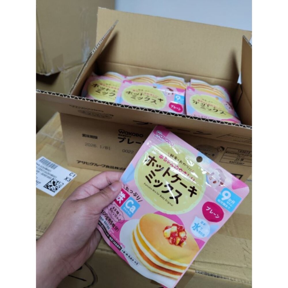 壹吉昌日貨 和光堂 寶寶鬆餅 🥞 9個月以上寶寶食用 寶寶副食品 鬆餅粉 鬆餅 餡餅 寶寶蛋糕 寶寶鬆餅 副食品 有食譜-規格圖8