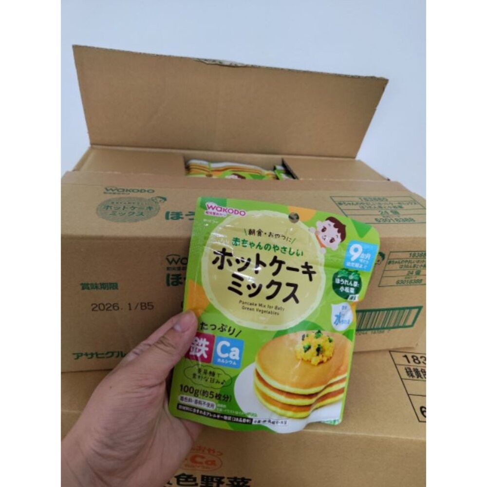 壹吉昌日貨 和光堂 寶寶鬆餅 🥞 9個月以上寶寶食用 寶寶副食品 鬆餅粉 鬆餅 餡餅 寶寶蛋糕 寶寶鬆餅 副食品 有食譜-規格圖8