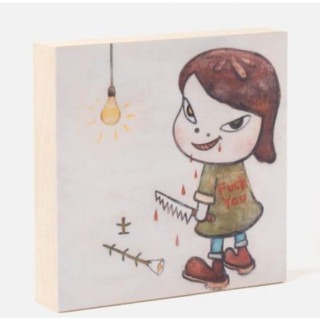 『現貨』西班牙限定特展! 西班牙古根漢x日本奈良美智 收藏等級 鋁板掛畫-細節圖2