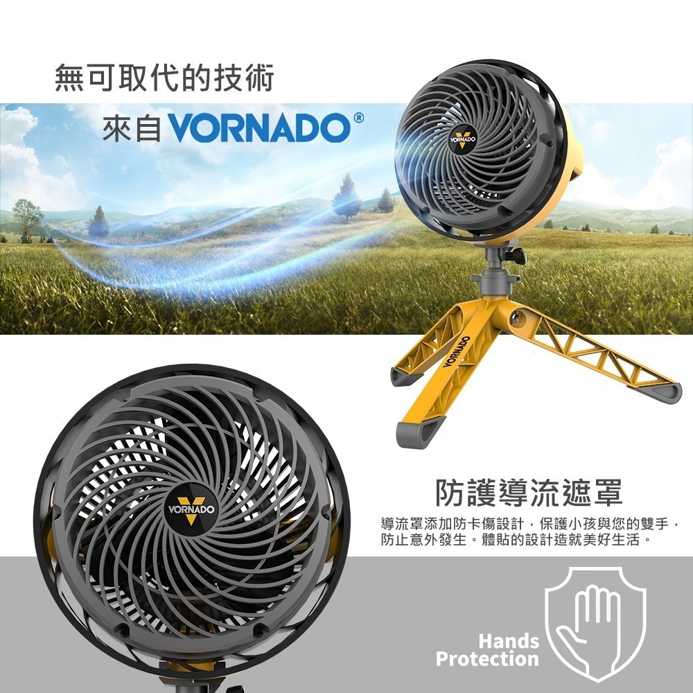 【Vornado 沃拿多】多變工業風空氣循環扇 工業風扇 EXO5-TW-細節圖3