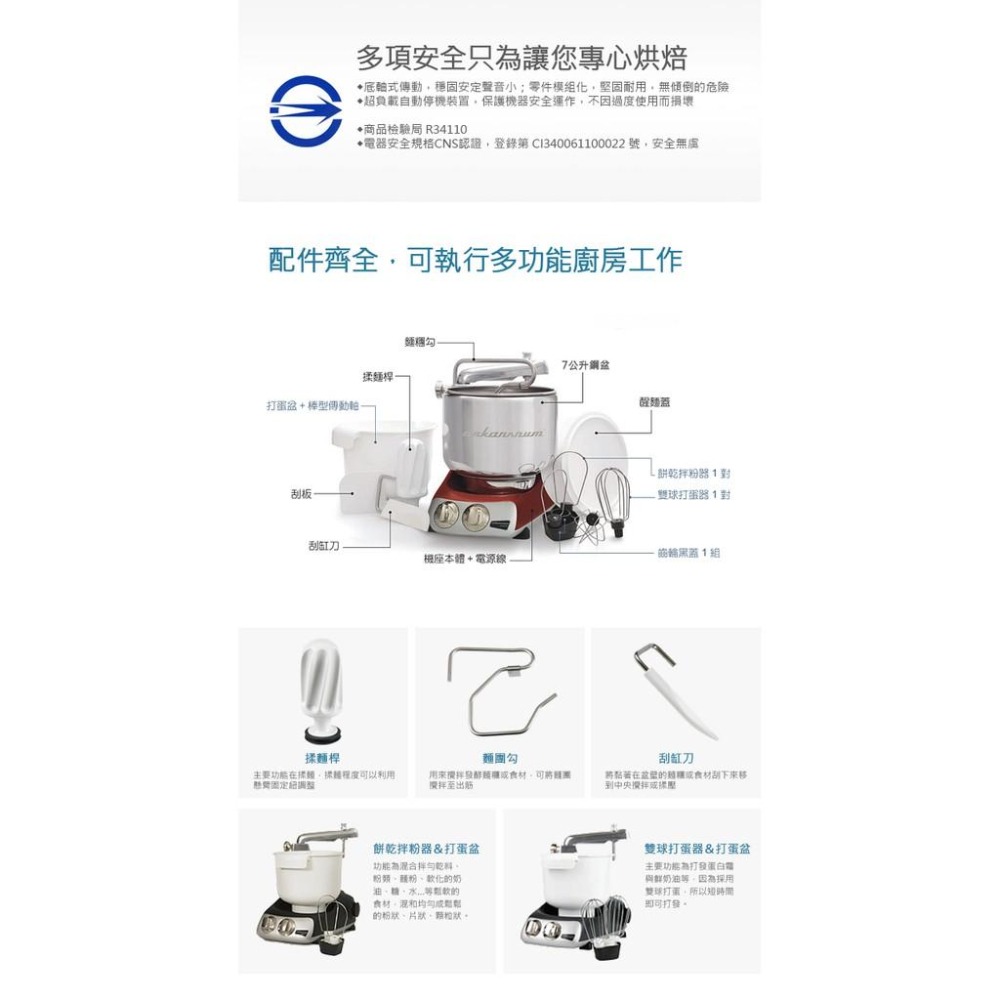 【Assistant Original】AO瑞典奧斯汀全方位攪拌機 AKM6230-細節圖7