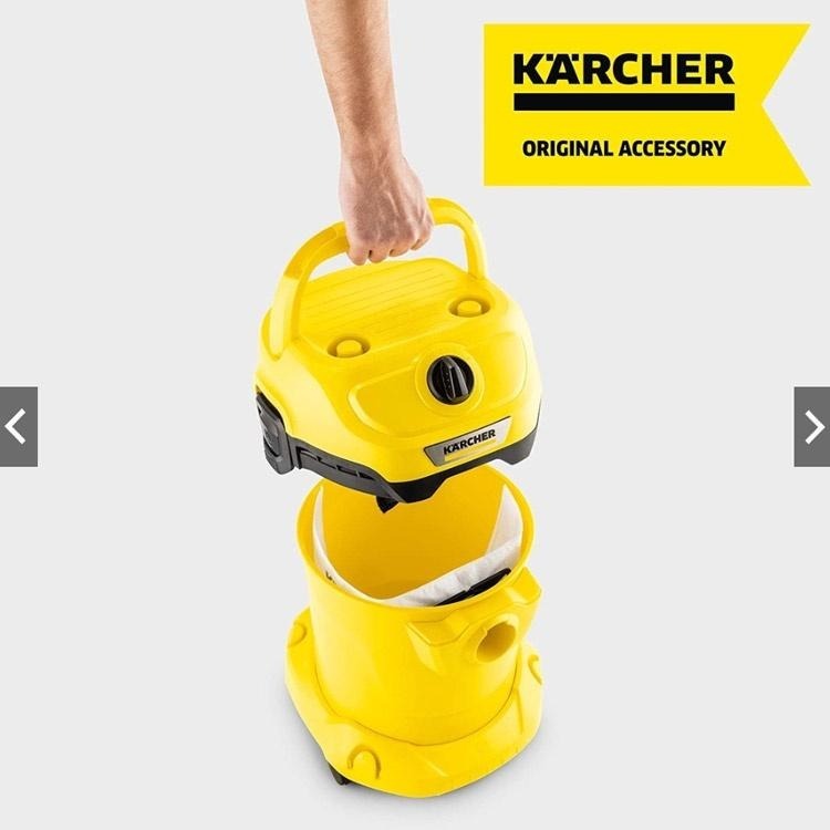 【Karcher 凱馳】乾濕兩用吸塵器 WD3300 適用配件：絨毛不織布集塵袋 28633140-細節圖2