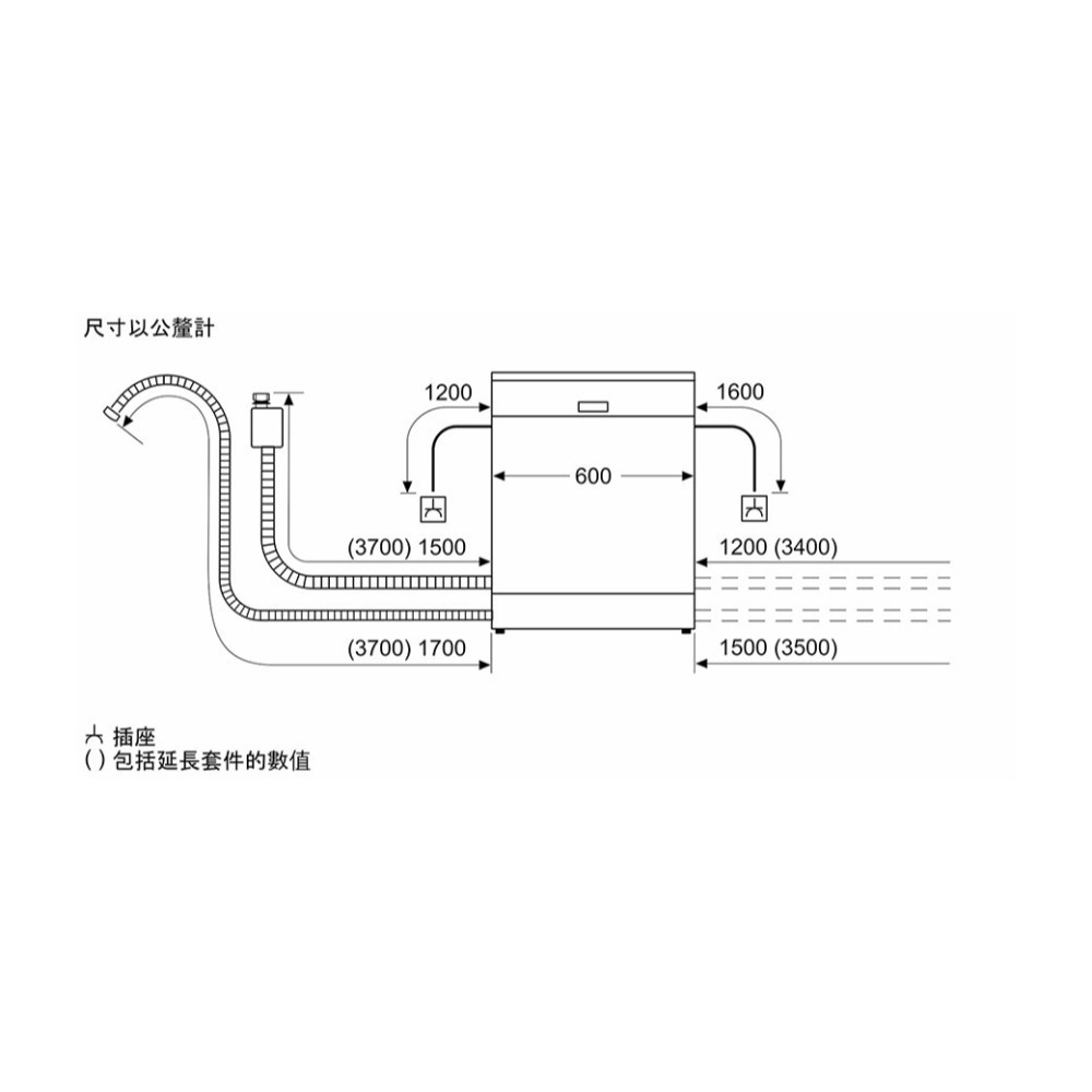 領券九折【BOSCH 博世】12人份 60公分寬 獨立式洗碗機 SMS2ITI06X-細節圖2