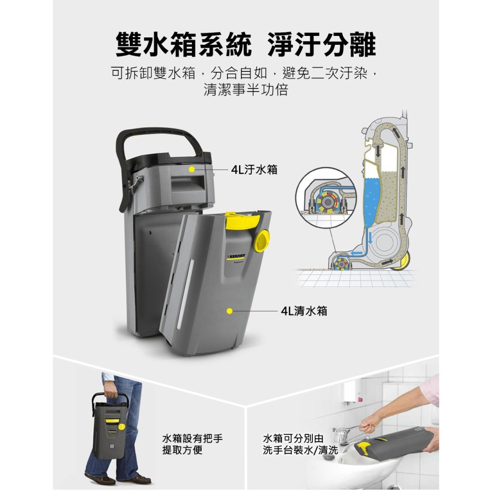 【Karcher 凱馳】BR30/4 商用直立式滾刷型洗地機-細節圖6