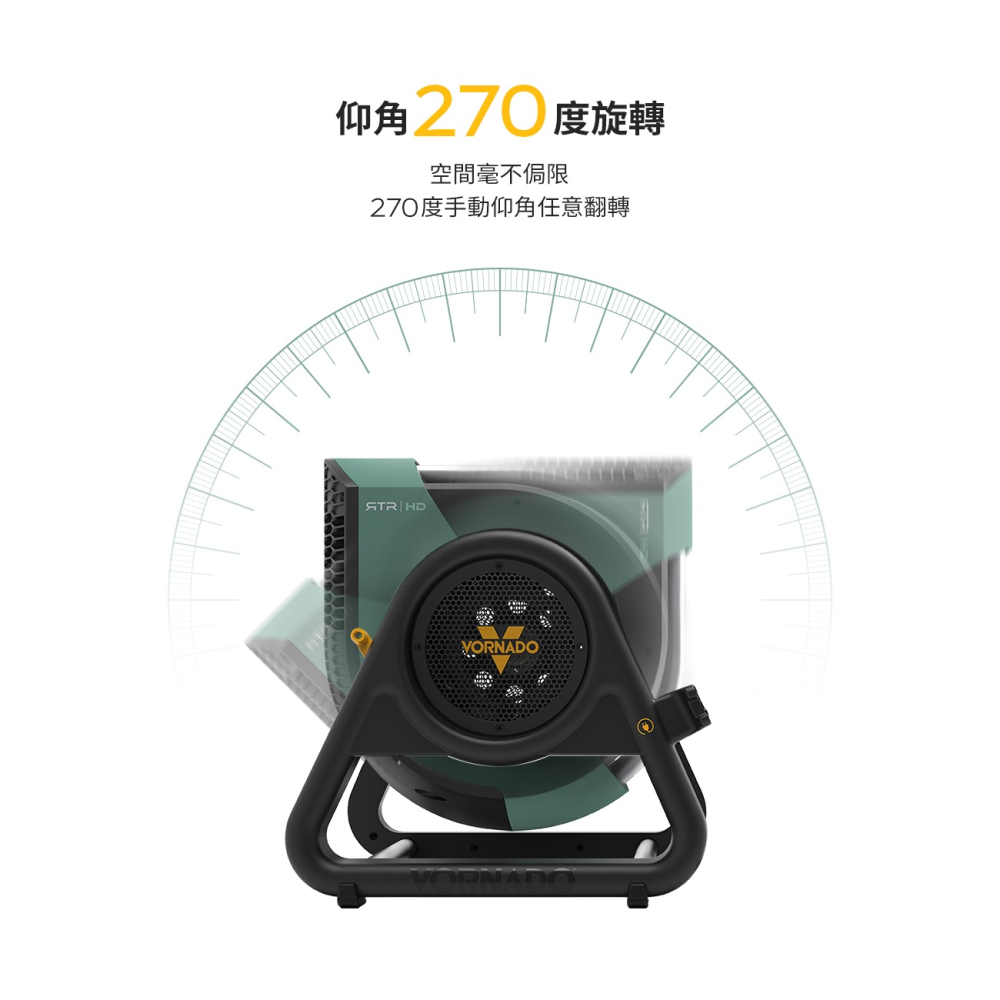 【Vornado 沃拿多】超高速渦流空氣循環機 循環扇 RTRHD-TW /RTR-TW-細節圖5