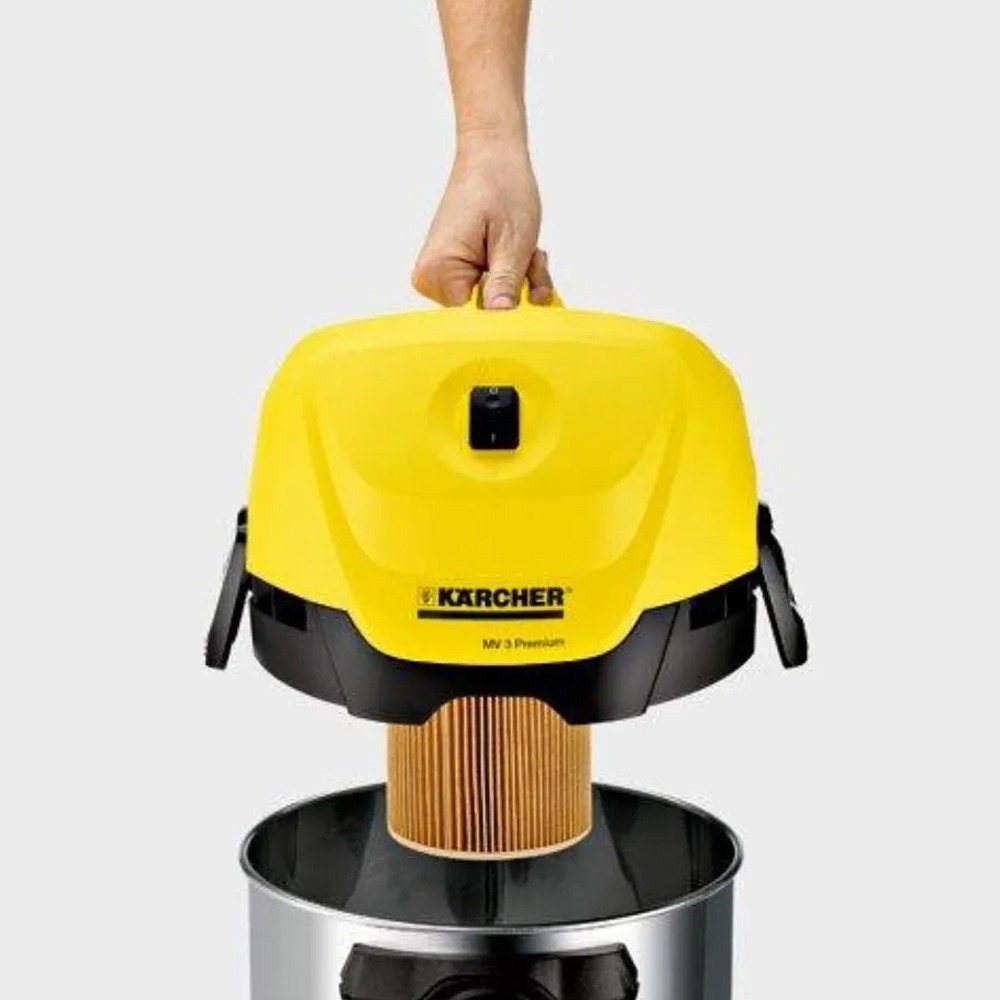 【Karcher 凱馳】乾濕兩用吸塵器KWD2S、WD3S適用配件 單件新款桶型過濾器 28633030-細節圖2