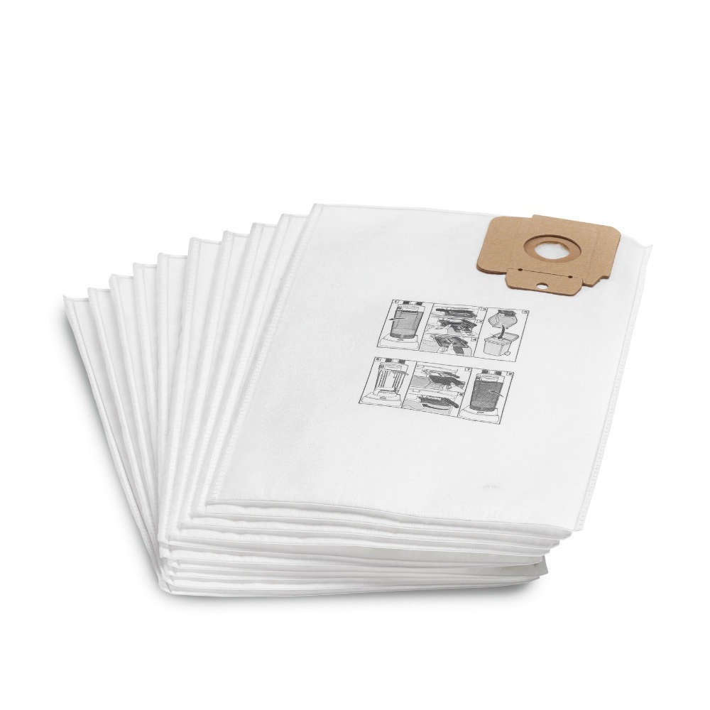 【Karcher 凱馳】CV系列吸塵器專用絨毛集塵袋 10入 69043050-細節圖2